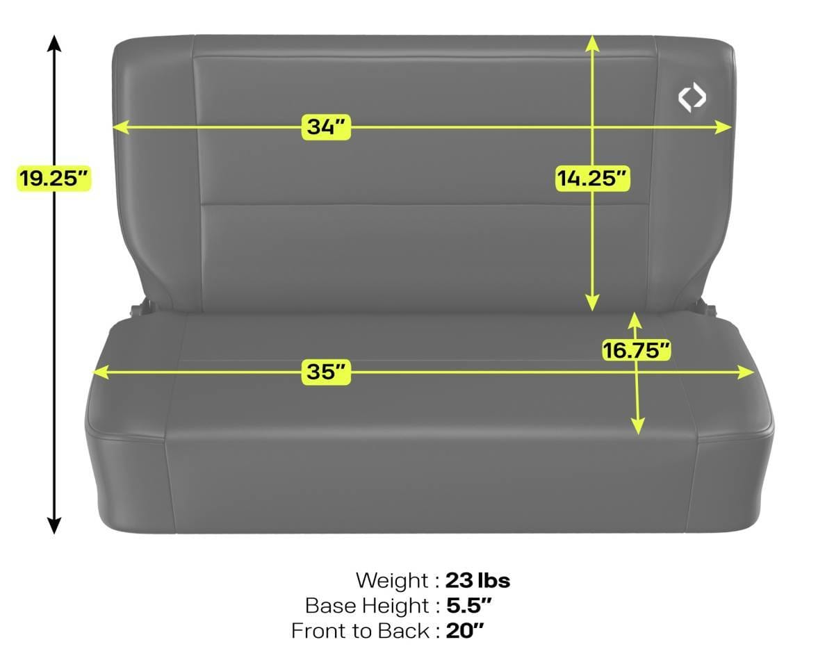 Corbeau Safari Bench Seat thumbnail 8