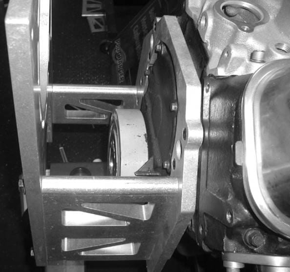 Big Block Chevy Reverse Cog Supercharger Mounting Bracket thumbnail 2