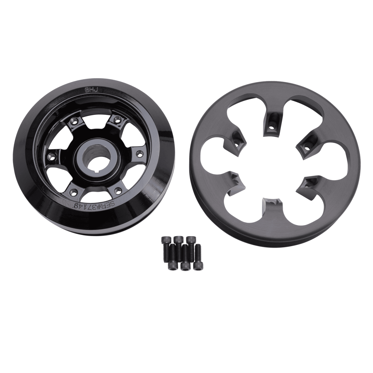 Edelbrock 5.0L Coyote 15% Overdrive Balancer w/ Dedicated 8-rib Supercharger Pulley - 7.75in
