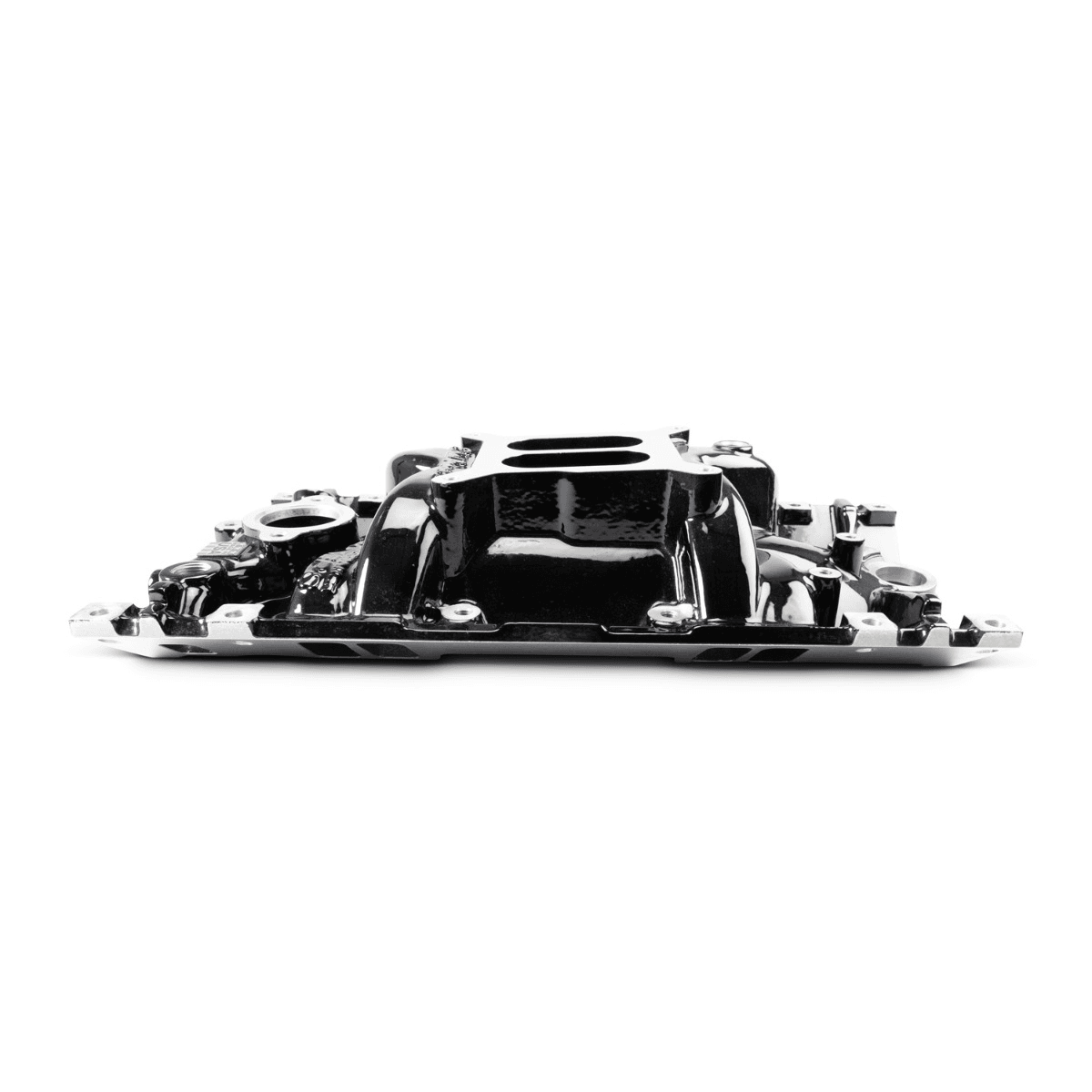 Edelbrock Performer EPS SBC Black Dual Plane Intake Manifold - For Vortec-Style Heads thumbnail 3