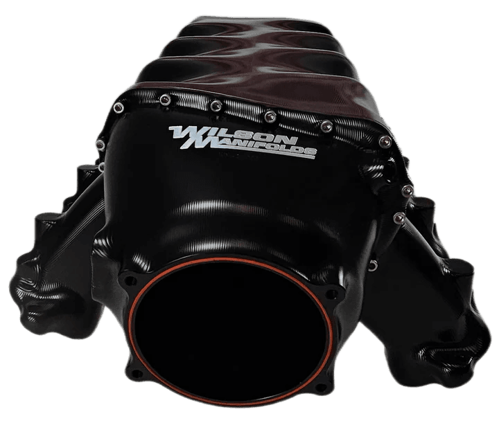 Wilson Manifold Chevy Corvette C8 2020+ LT1/LT2 Billet High Performance Intake Manifold - Black Anodized