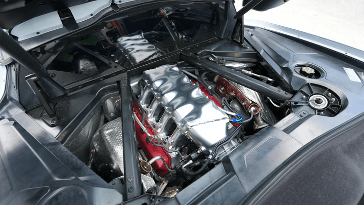 Wilson Manifold Chevy Corvette C8 2020+ LT1/LT2 Billet High Performance Intake Manifold W/ Auxiliary Fuel Rails & Nitrous Bungs Tapped - Black Anodized thumbnail 4