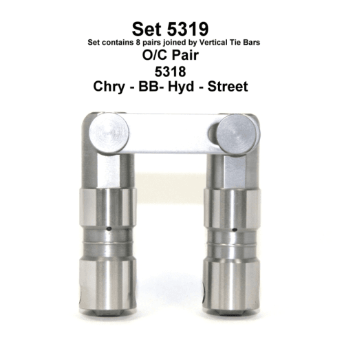 Morel 5319 Hydraulic Roller Link Bar Lifters for Big Block Mopar thumbnail 2