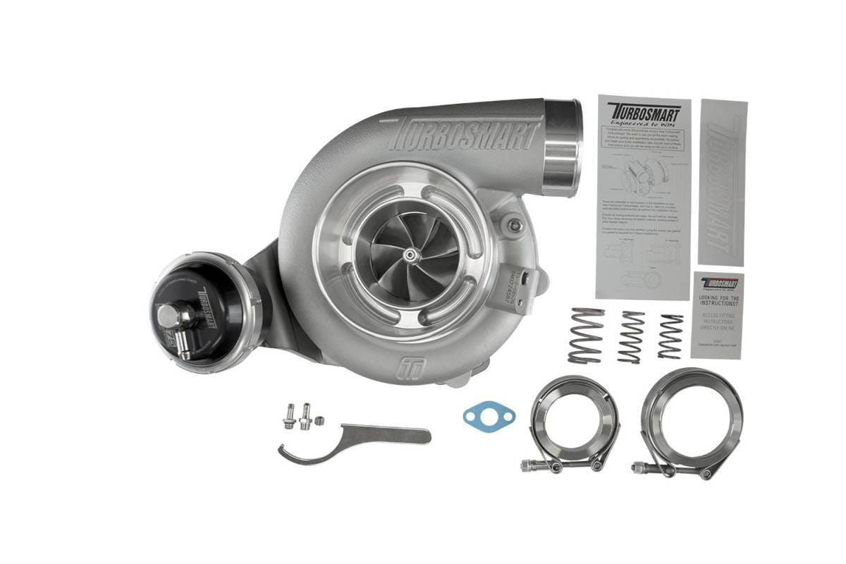 Turbosmart TS-2 Turbocharger (Water Cooled) 5862 (58mm) V-Band 0.82AR Internally Wastegated (14psi) thumbnail 5