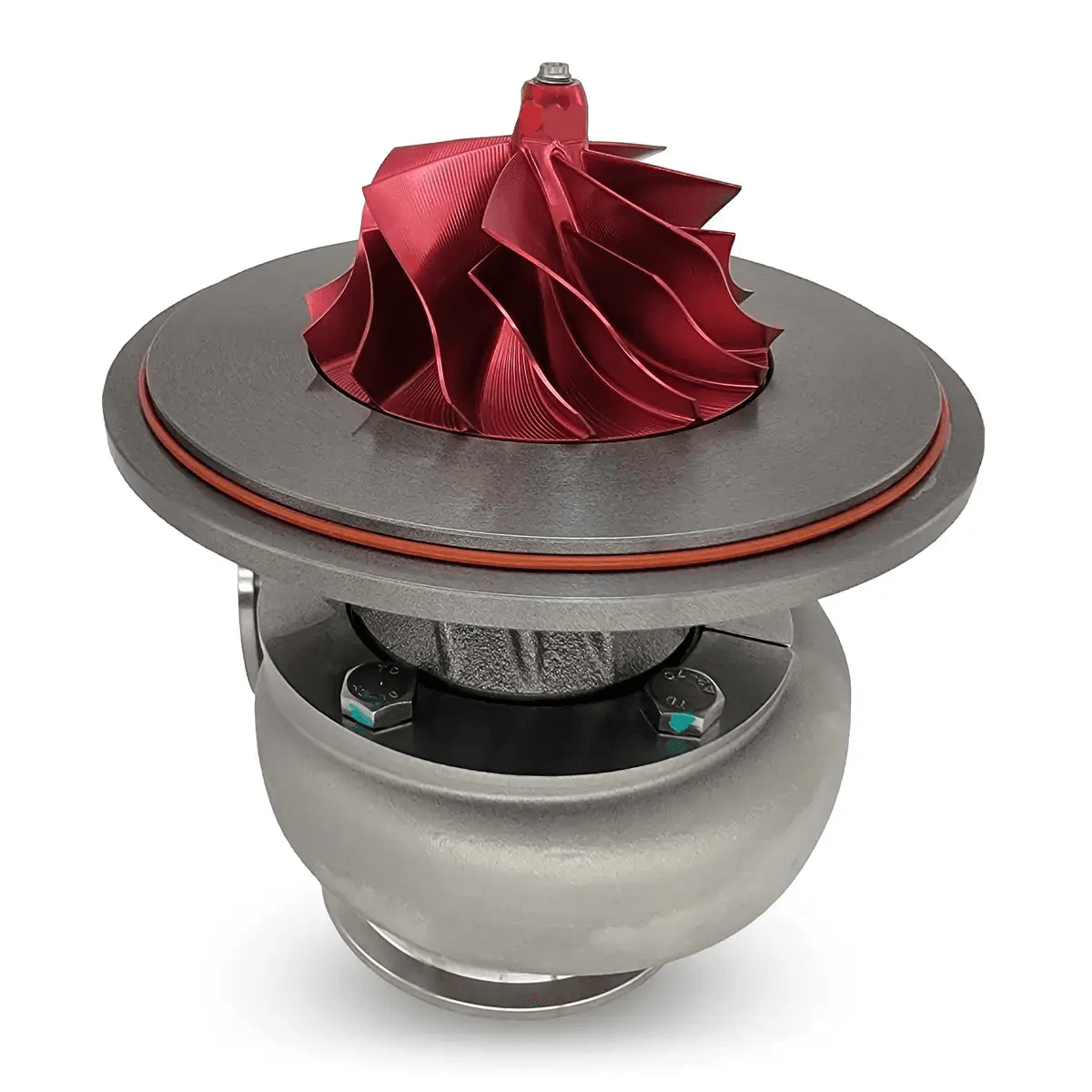 Hellion 64mm Universal R-Series 64/66B Turbocharger w/ Billet Compressor Wheel - V-Band Inlet Flange (945 Max HP) thumbnail 3