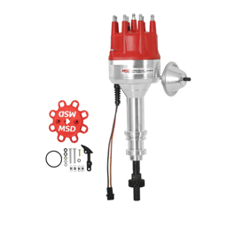 Holley MSD Ford 351W Pro-Billet Street Distributor w/ Steel Gear 