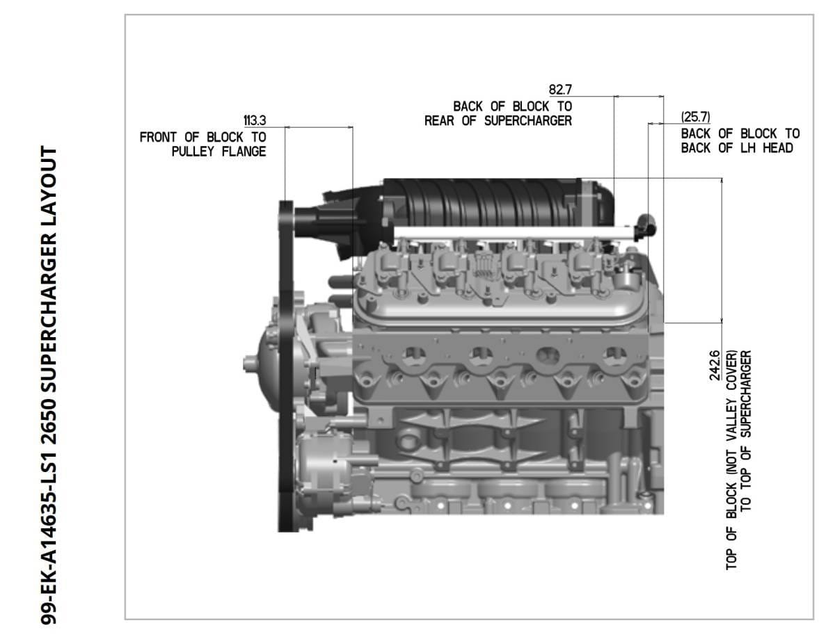 Harrop TVS2650 Supercharger Intercooled LS Hot Rod Kit - LS1/LS2/LS3/LS7 thumbnail 6