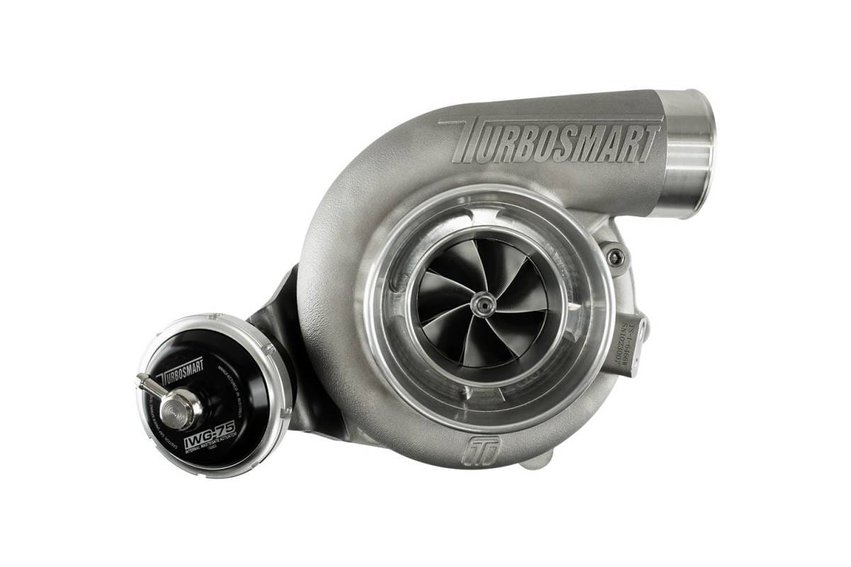 Turbosmart TS-2 Turbocharger (Water Cooled) 6466 V-Band 64mm (0.82AR) Internally Wastegated thumbnail 2