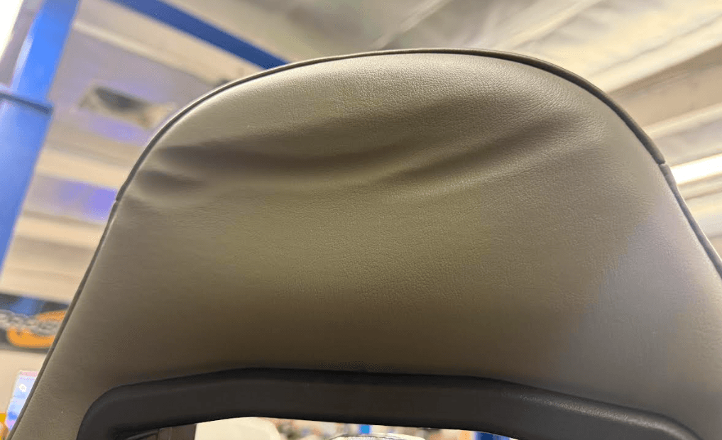Blemished Corbeau Moab Grey Vinyl Reclining Driver Side Racing Seat w/ Seat Heater - Single thumbnail 3
