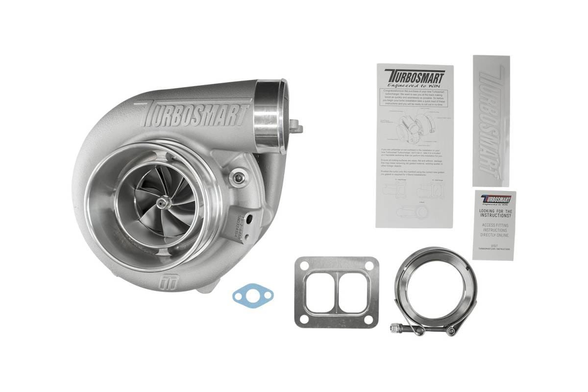 Turbosmart TS-2 (Water Cooled) Turbocharger 6466 T4 64mm Divided (1.00AR) Externally Wastegated thumbnail 6