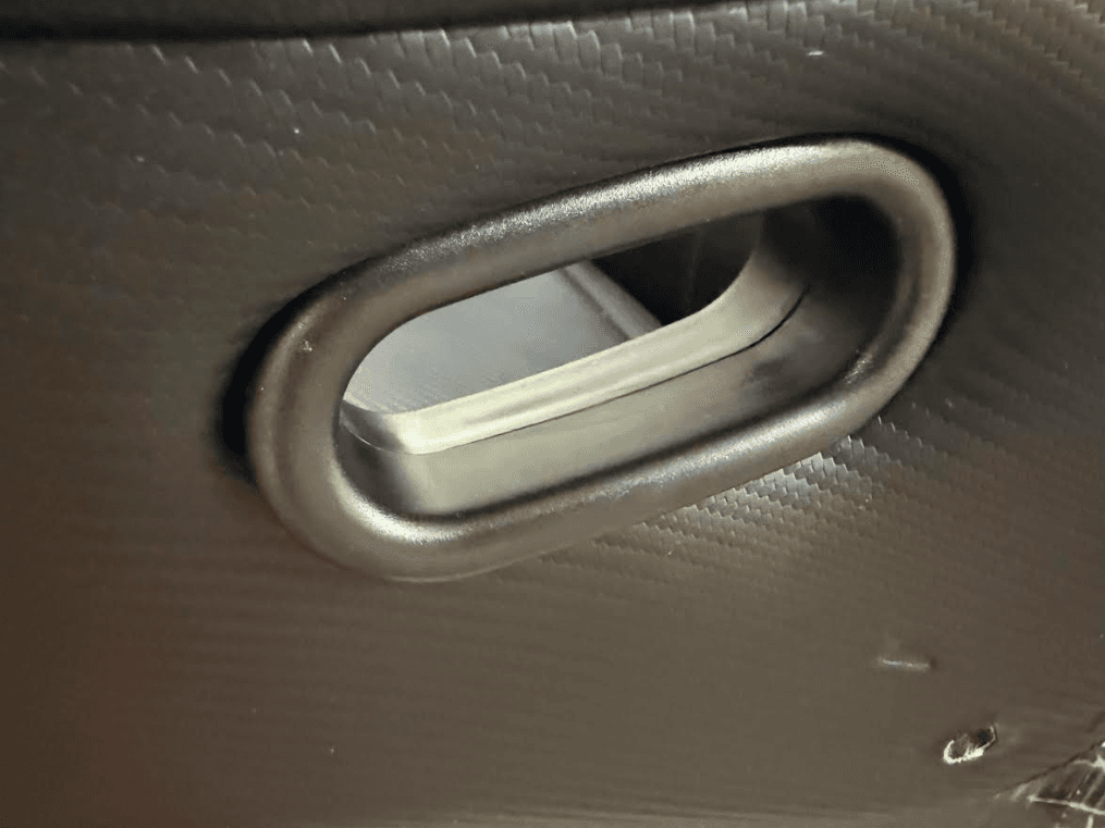 Blemished Corbeau DFX Black Vinyl Fixed Back Seats - Pair thumbnail 3