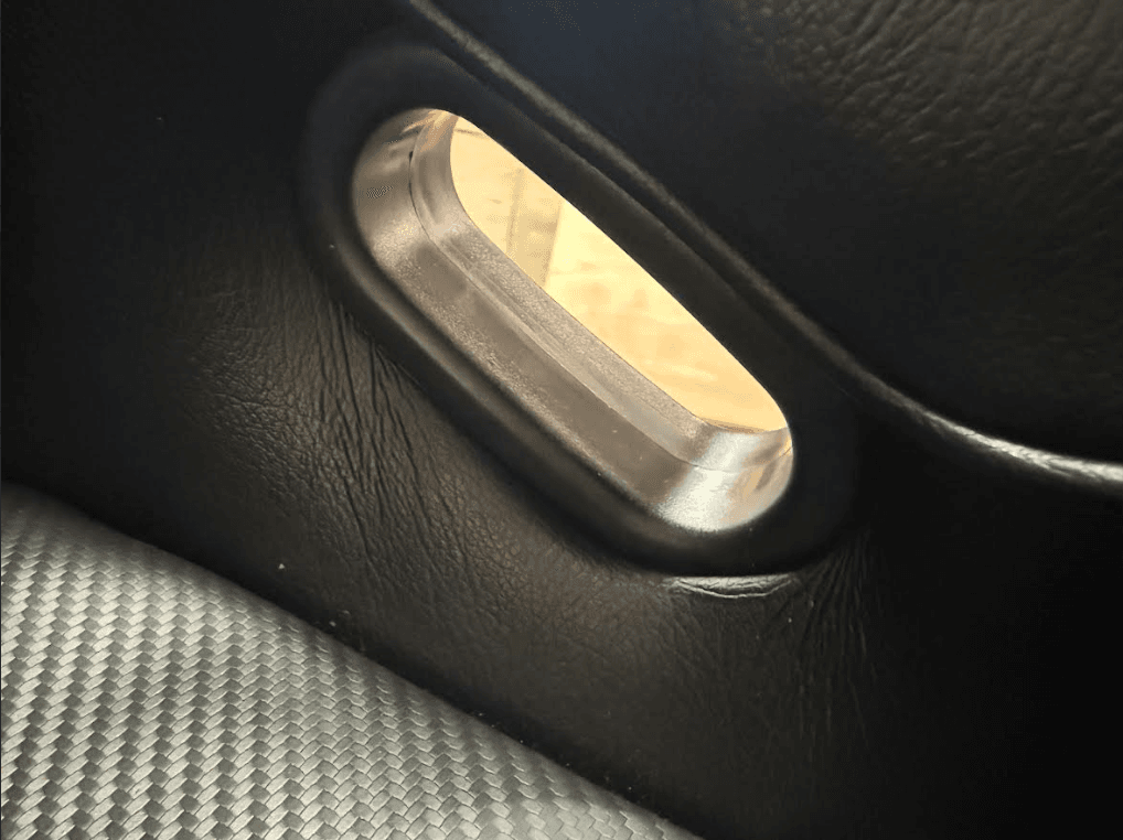 Blemished Corbeau DFX Black Vinyl Fixed Back Seats - Pair thumbnail 4