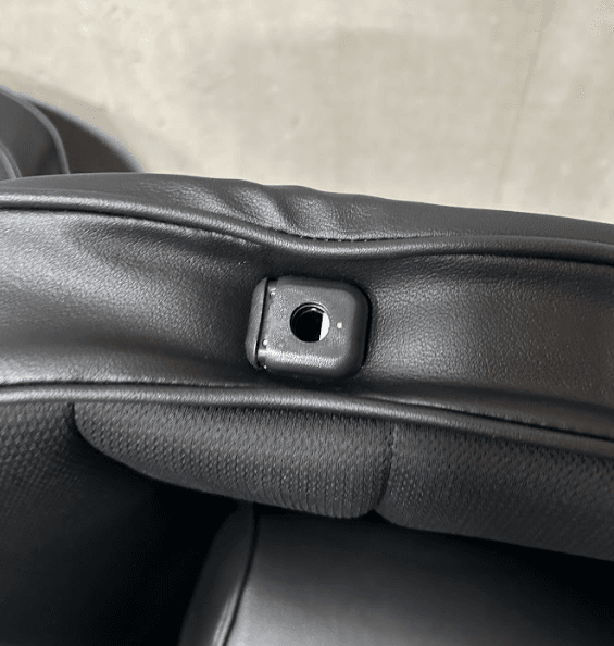 Blemished Corbeau Baja Low-Back Black Vinyl/Cloth Fixed Back Seats w/ Headrests - Pair thumbnail 5