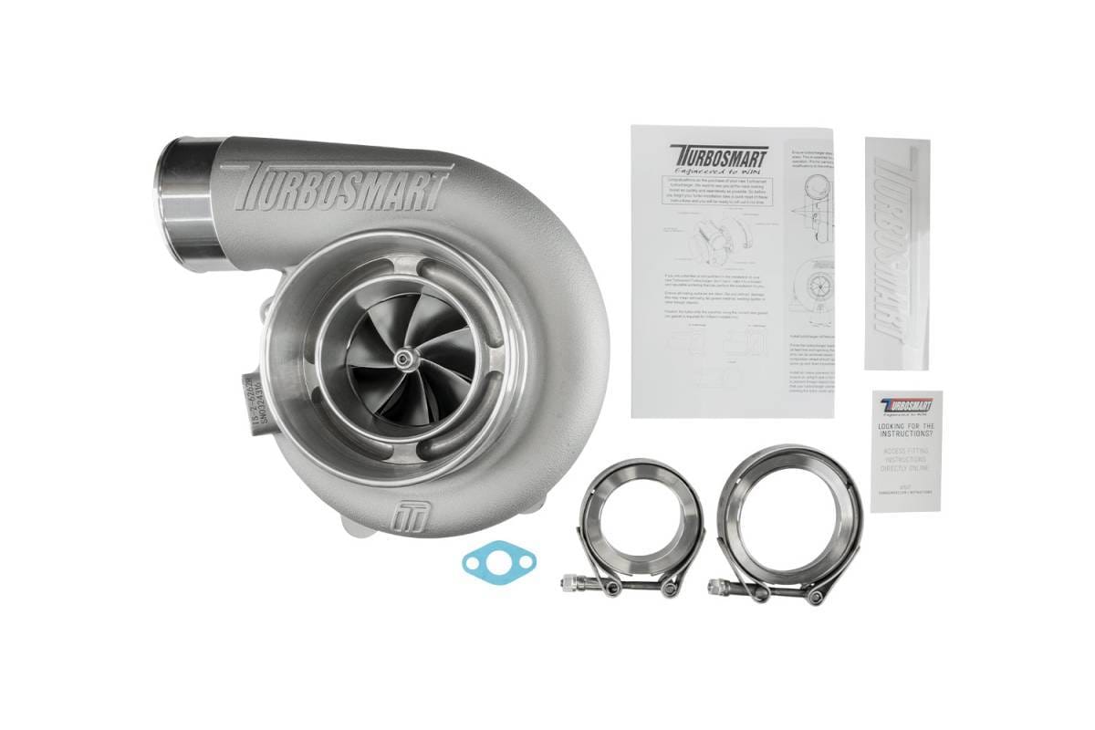 Turbosmart TS-2 (Water Cooled) Turbocharger 6262 V-Band Reverse Rotation 62mm (0.82AR) Externally Wastegated thumbnail 6