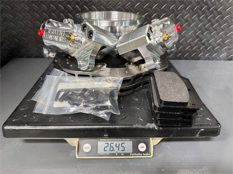 Aerospace Chevy Corvette C5 & C6 1997-2013 Piston Street Lite Front Disc Brakes thumbnail 2