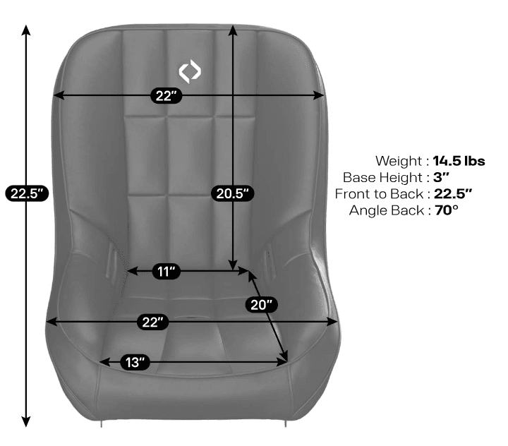 Corbeau Baja Low Back Racing Seat thumbnail 5