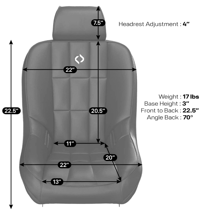 Corbeau Baja Low Back Racing Seat thumbnail 6
