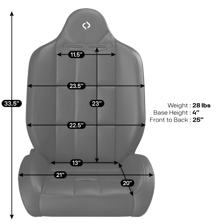 Corbeau Baja RS Reclining Seat  (Pair) thumbnail 5