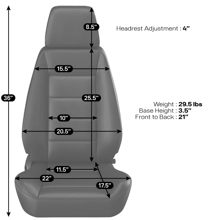 Corbeau Sport Reclining Seat (Pair) thumbnail 9