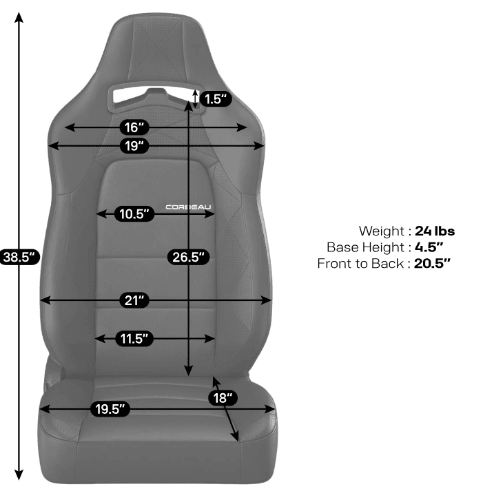 Corbeau Trailcat Reclining Offroad Racing Seats (Pair) thumbnail 7