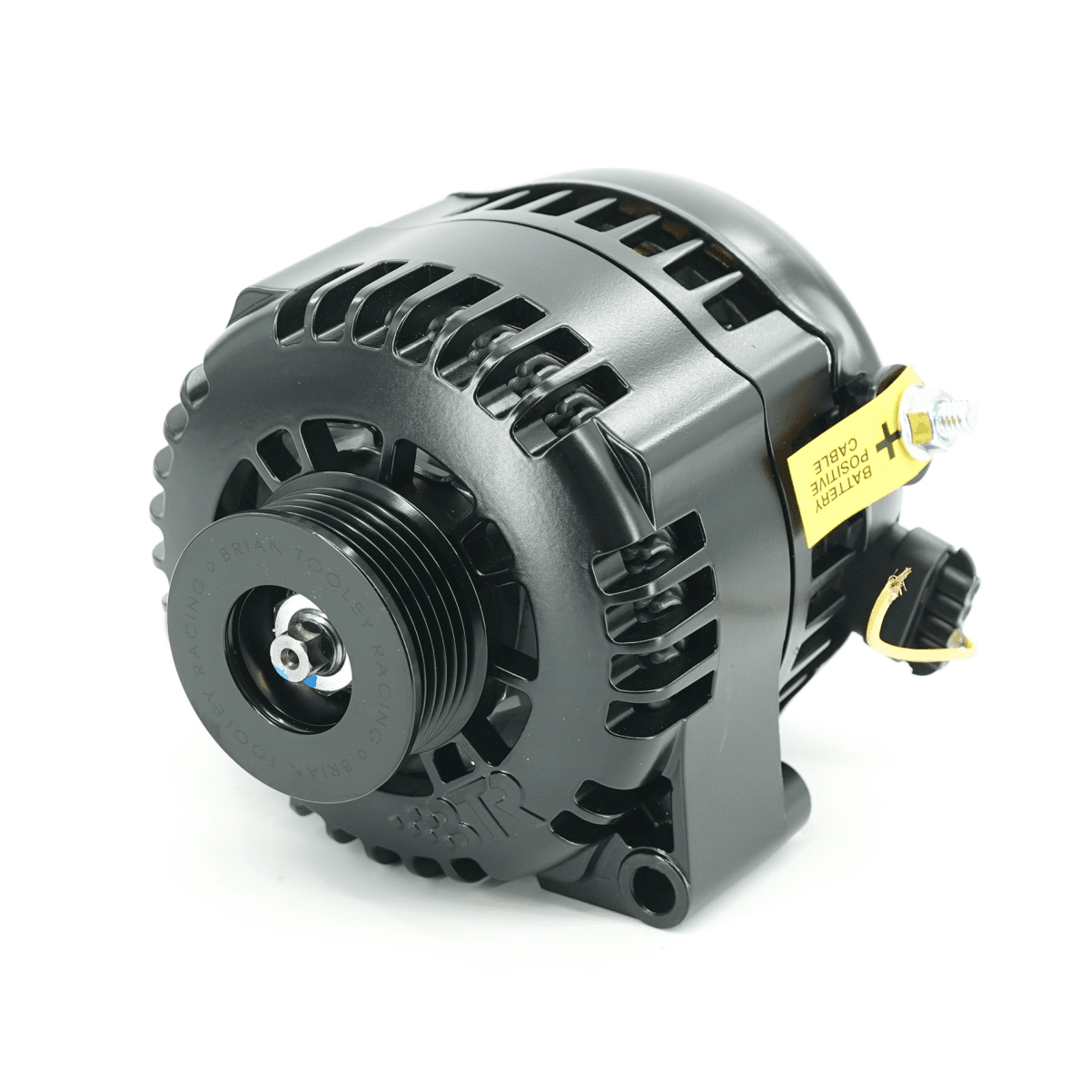 BTR LS 6-Rib Front Accessory Drive Bracketless System w/ PS, AC & Alternator and ATI Balancer - Black thumbnail 7
