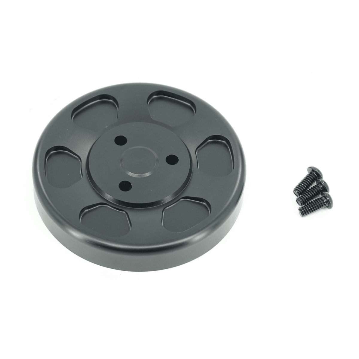 BTR LT 6-Rib Front Accessory Drive Bracketless System w/ PS, AC & Alternator, Dress-Up Kit and ATI Balancer - Black thumbnail 12