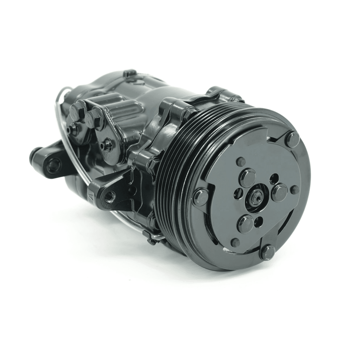 BTR LT 6-Rib Front Accessory Drive Bracketless System w/ PS, AC & Alternator, Dress-Up Kit and ATI Balancer - Black thumbnail 7