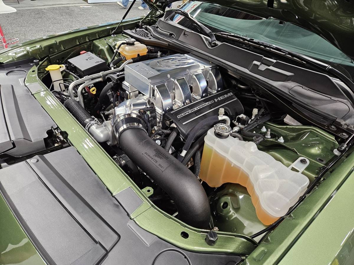 Dodge Demon 170 2023 Hellion Compound Boost Twin 64mm Turbo Kit With Optional Billet Intercooled Intake Manifold or Works with OE Blower thumbnail 2