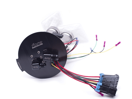 Fore Innovations 2005-2021 Dodge/Chrysler 5.7L/6.1L/6.4L SRT/RT Dual Pump LX Fuel Pump Billet Module - 1000+rwhp on E85 (Return Style Only)