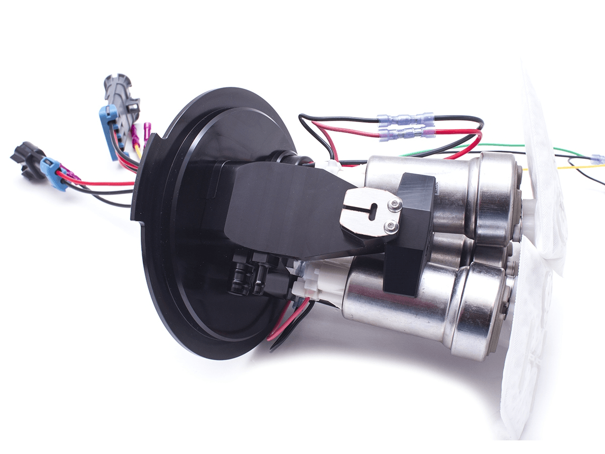Fore Innovations 2005-2021 Dodge/Chrysler 5.7L/6.1L/6.4L SRT/RT Triple Pump LX Fuel Pump Billet Module - 1200+rwhp on E85 (Return Style Only)