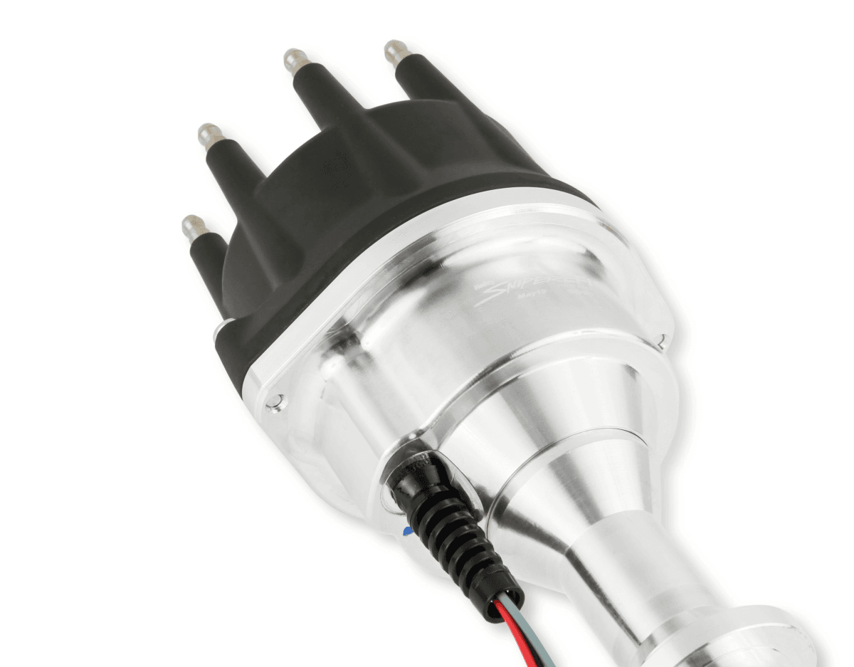 Holley Sniper EFI Hyperspark Distributor for 326-455 Pontiac Engines - Shiny Finish thumbnail 4