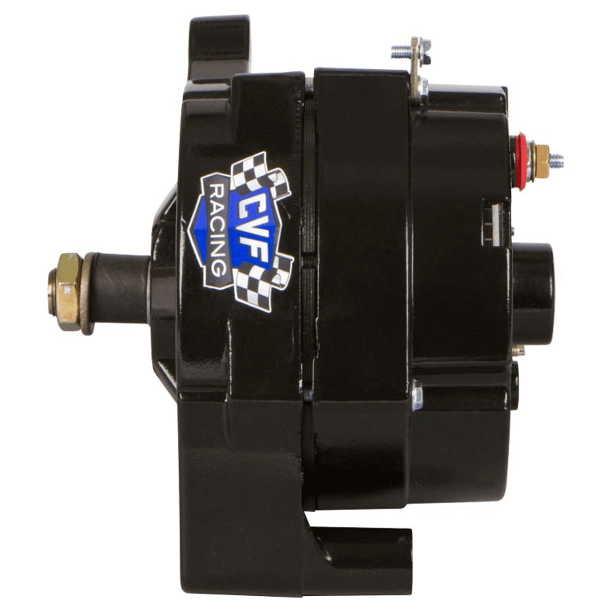 CVF Ford 1-Wire 100 AMP Alternator - Black Powdercoat thumbnail 2