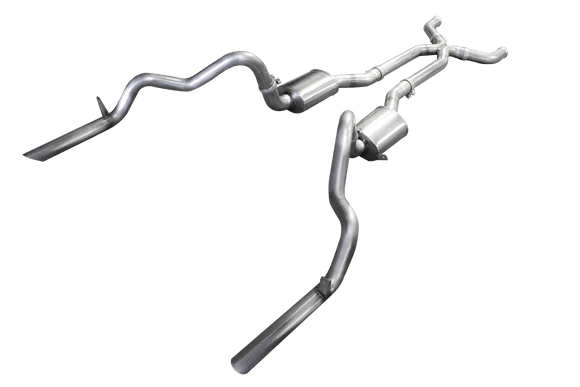 ARH Camaro 1st Gen 1967-1969 Header Back Exhaust w/ Angled or Straight Tail Pipes thumbnail 2