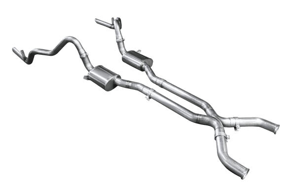 ARH Camaro 1st Gen 1967-1969 Header Back Exhaust w/ Angled or Straight Tail Pipes thumbnail 4