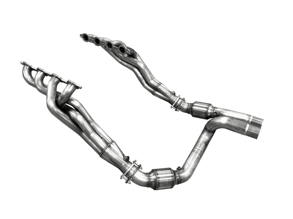 ARH Cadillac Escalade-V 2023+ 1-7/8" x 3" Long Tube Headers With Catted Connection Pipes thumbnail 2