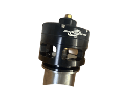 ATI Black Race Bypass Valve With V-Band Mounting Hardware - Open (No Flange Kit)