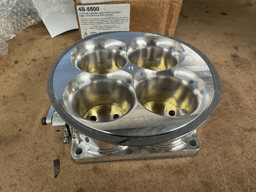 [GARAGE SALE] Accufab 2.25" Bore 4-Barrel 5500 Polished Throttle Body
