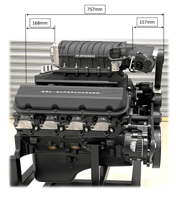 Harrop BBC TVS2650 Supercharger Hotrod System thumbnail 4