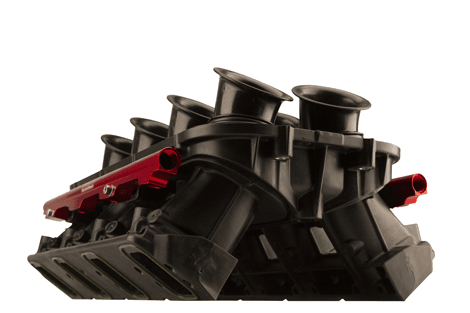 FAST LSXHR 103mm Rectangle Port High-Ram Intake Manifold Chevy Cathedral Port - 40+ PSI thumbnail 3