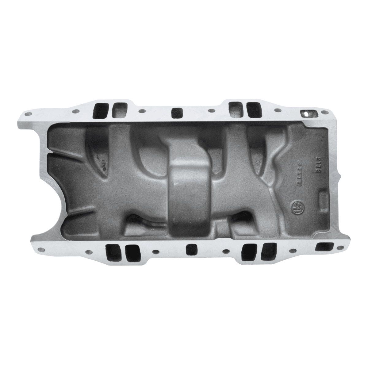 Edelbrock Performer Dual Plane Non-EGR Black Intake Manifold for SBM 318/340/360 - Square/Spread Bore thumbnail 2