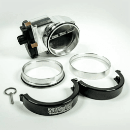 Nick Williams Drive-By-Wire 103mm Clamshell Clamp Natural Throttle Body DBW w/ Weld Ferrules  