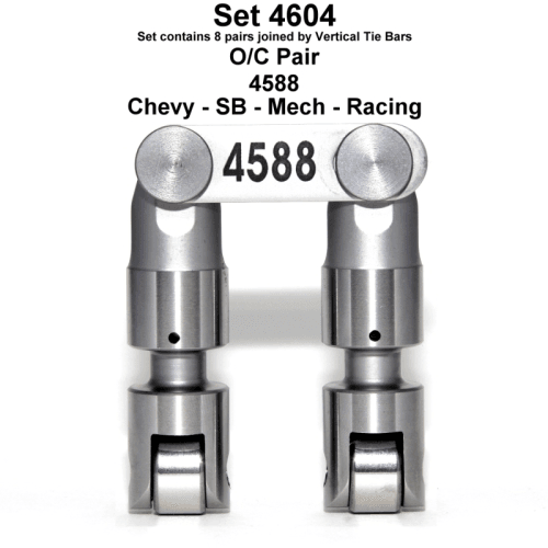 Morel 4604 Sportsman Racing Solid Roller Lifters for SBC thumbnail 2