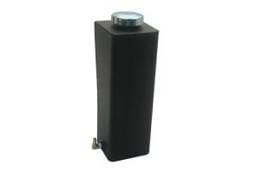 Aluminum Recovery / Fill Tank 1997-2006 Jeep Wrangler TJ - Black Powdercoated