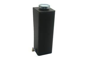 Aluminum Recovery / Fill Tank 1997-2006 Jeep Wrangler TJ - Black Powdercoated