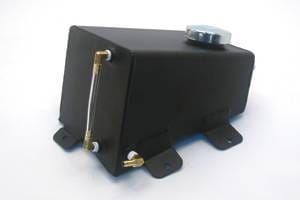 Aluminum Recovery / Fill Tank GM 1978-1988 G-body - Black Powdercoated