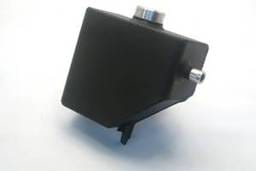 Aluminum Supercharger Coolant Tank 2007-2010 Mustang GT500 Stock Neck - Black Powdercoated
