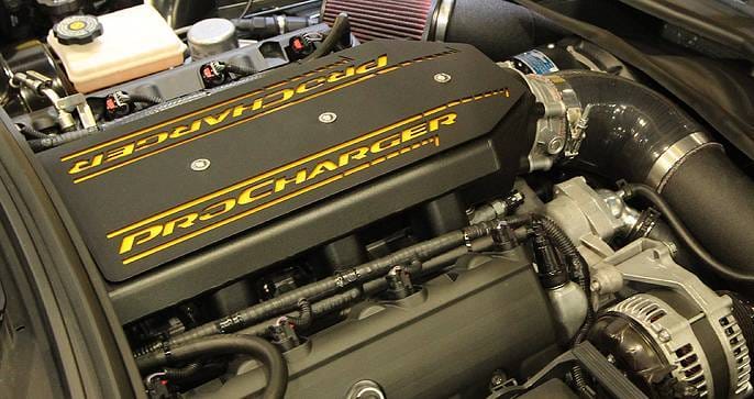 Procharger Chevy Camaro / Corvette LT1 LT4 Black Sheet Metal CNC Billet Aluminum Intake Manifold thumbnail 2