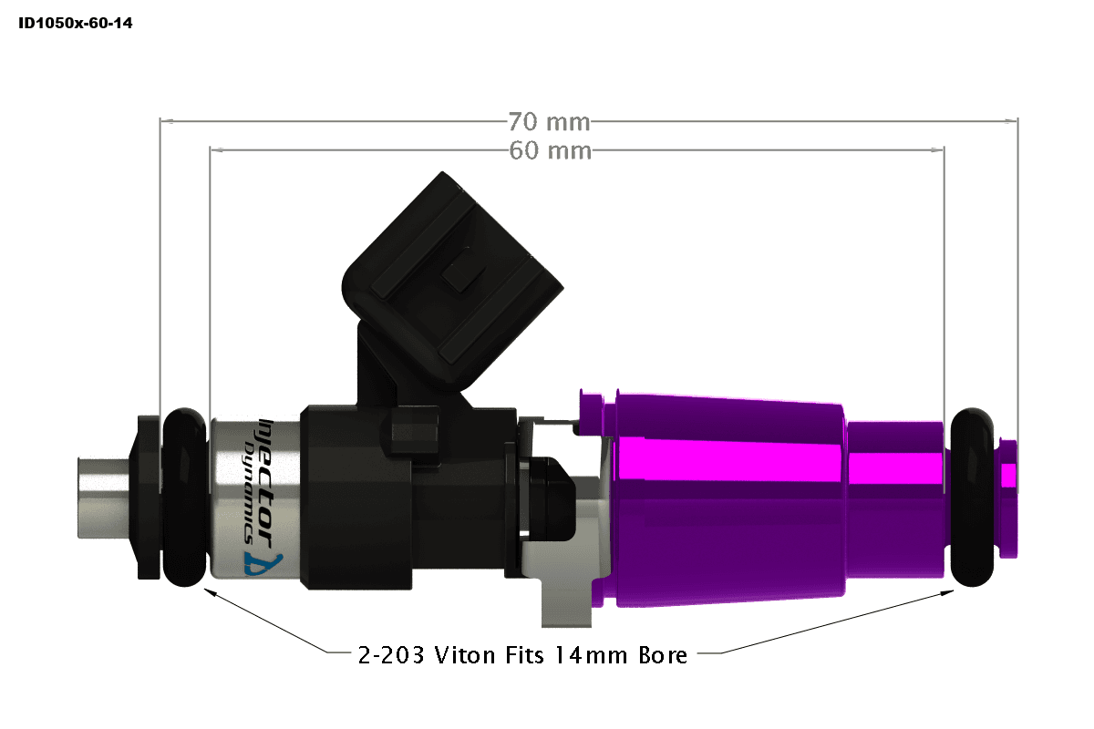 Injector Dynamics ID1050X Fuel Injectors 2004-2006 Dodge Ram SRT10 thumbnail 2