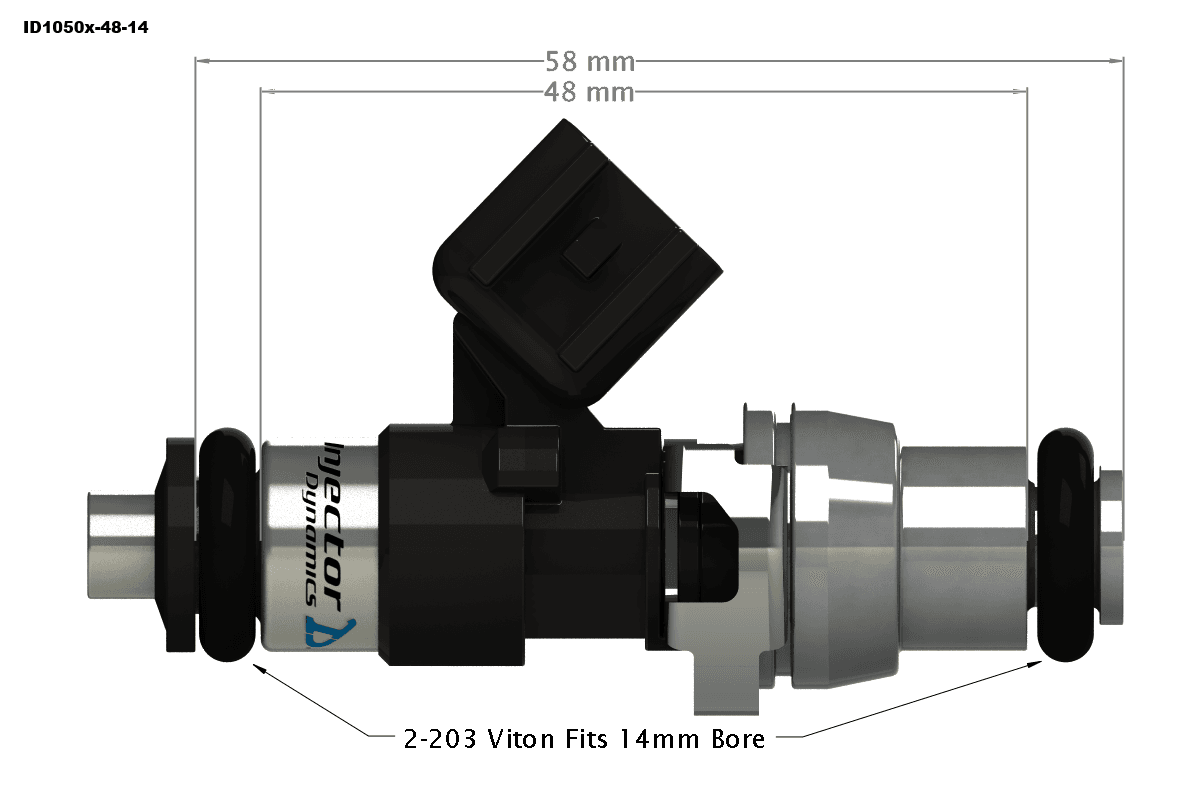 Injector Dynamics ID1050X Fuel Injectors Holden Commodore VZ LS2 thumbnail 2