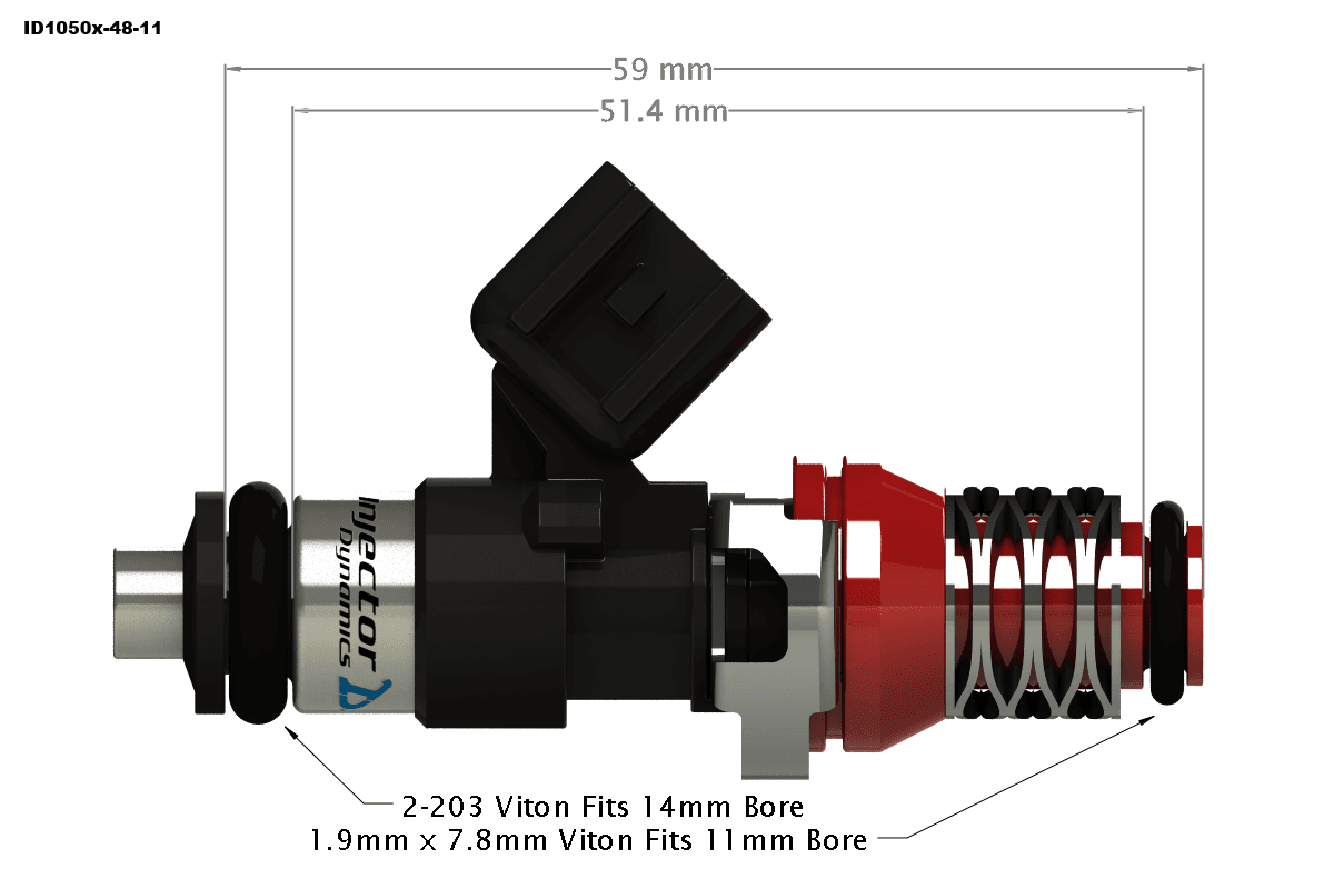 Injector Dynamics ID1050x Fuel Injectors 2000-2005 Honda S2000 thumbnail 2